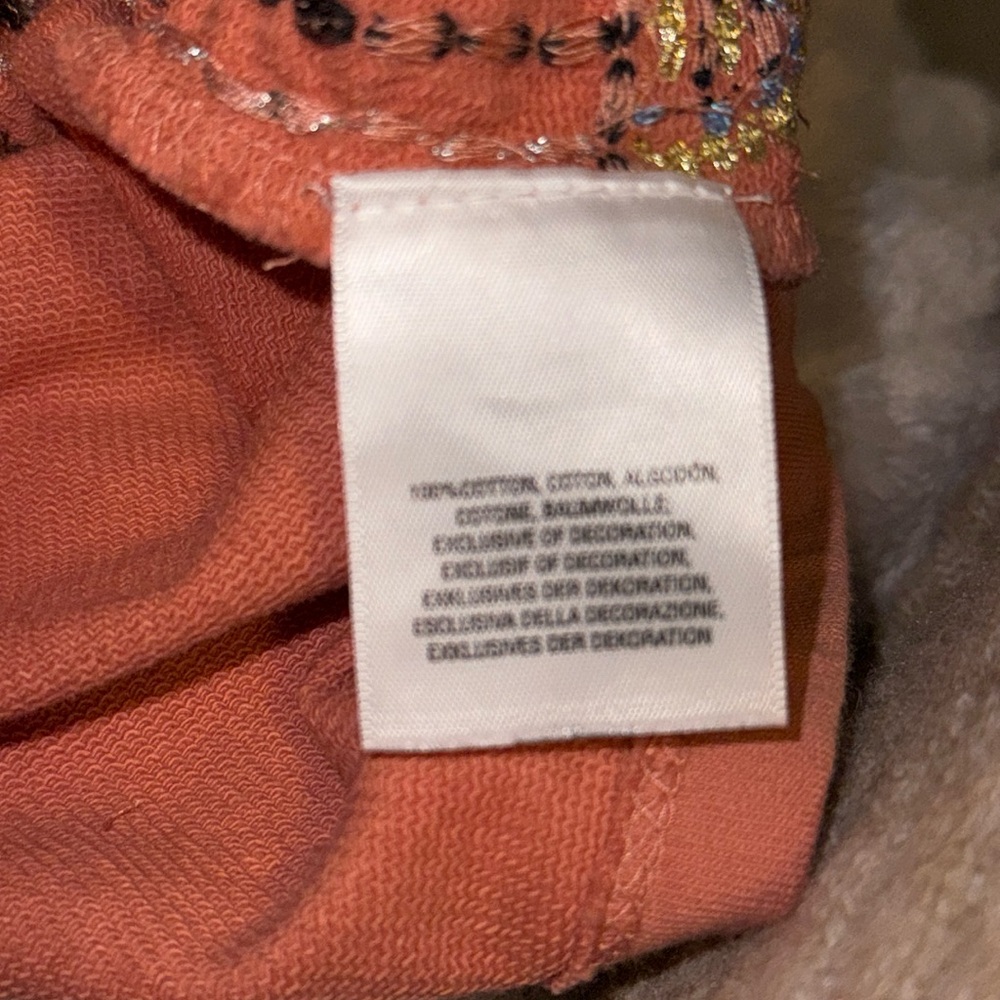 Anthropologie Pink Embellished Crewneck Sweater - Picture 7 of 13